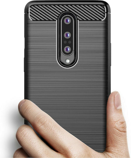 Back Cover Silicon Negru (OnePlus 8)