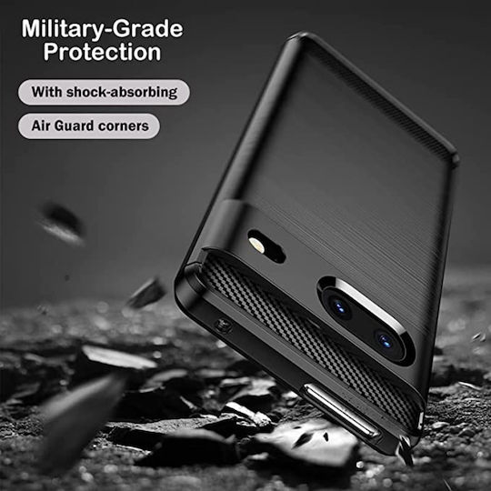 Back Cover Silicon Negru (Google Pixel 7)