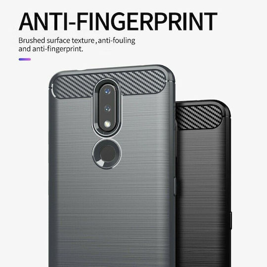 Задна корица Силикон Черен (Nokia 2.4)