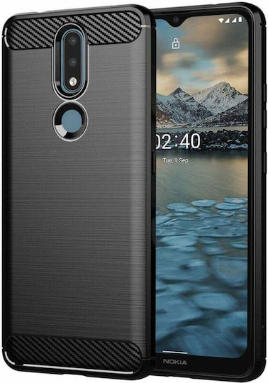 Задна корица Силикон Черен (Nokia 2.4)