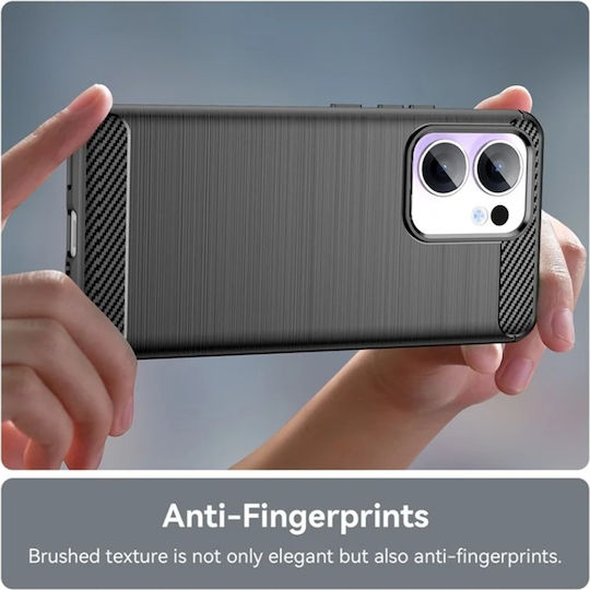 Back Cover Silicon Negru (Oppo Reno13)