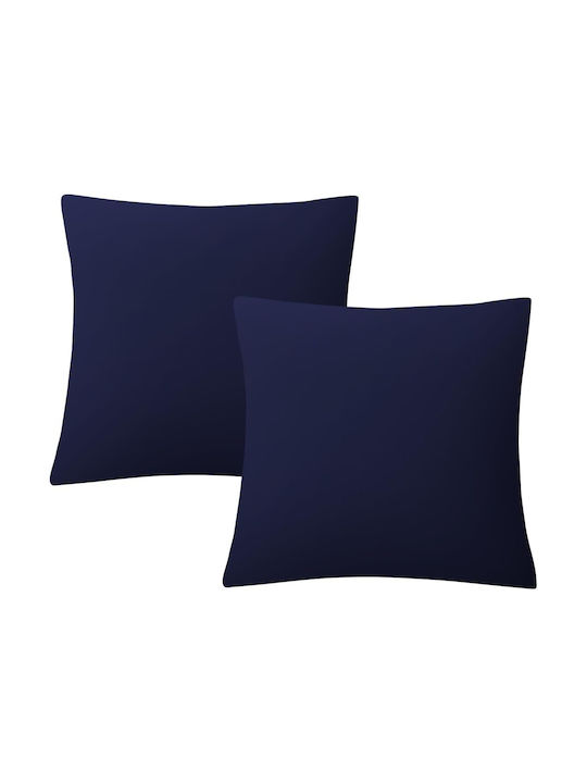 Sofa-Kissen Navy Blue 2Stück 45x45cm.