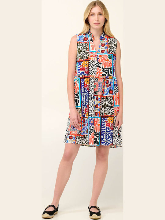 Summer Mini Dress Coral