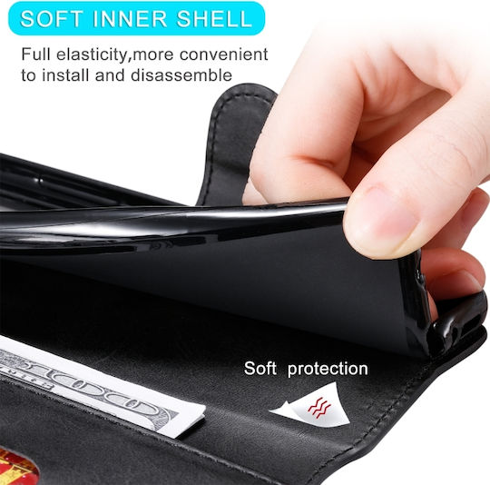 Handyhülle Brieftasche Nokia G11 / G21 Schwarz