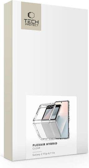 Tech-Protect Flexair Hybrid Book Σιλικόνης / Πλαστικό Διάφανο (Galaxy Z Flip6)