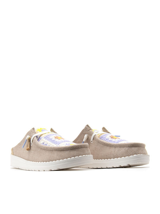 Mules mit Hoch Absatz in Braun Farbe