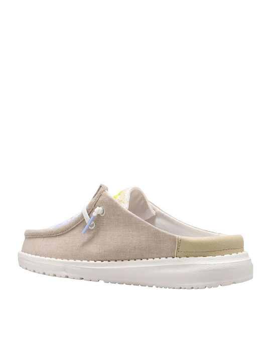 Mules mit Hoch Absatz in Braun Farbe