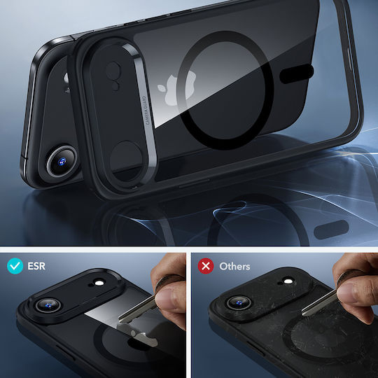 ESR Classic Hybrid Halolock Umschlag Rückseite Silikon Transparent (iPhone Air)