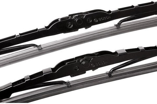 Bosch 653 Front Set Car Wiper Blades 650mm/400mm for Peugeot 206 Honda Jazz