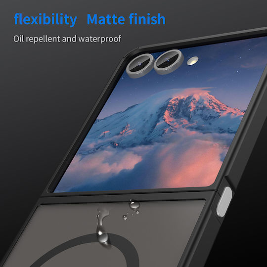 Techsuit Halofrost Ii Back Cover Plastic Black (Galaxy Z Flip7)