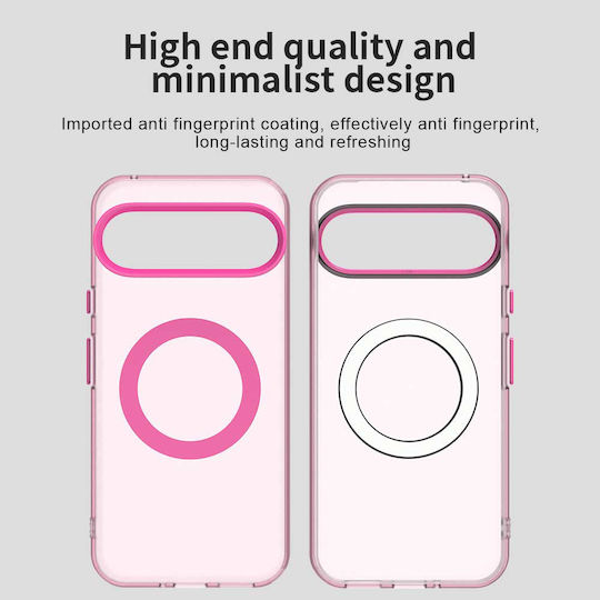 Techsuit Umschlag Rückseite Kunststoff / Silikon Rosa (Google Pixel 10 / 10 Pro)