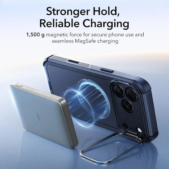 ESR Cyber Umschlag Rückseite Silikon Blau (iPhone 17 Pro Max)