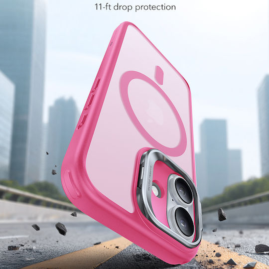 ESR Classic Hybrid Halolock Kickstand Umschlag Rückseite Metallisch Rosa (iPhone 17)
