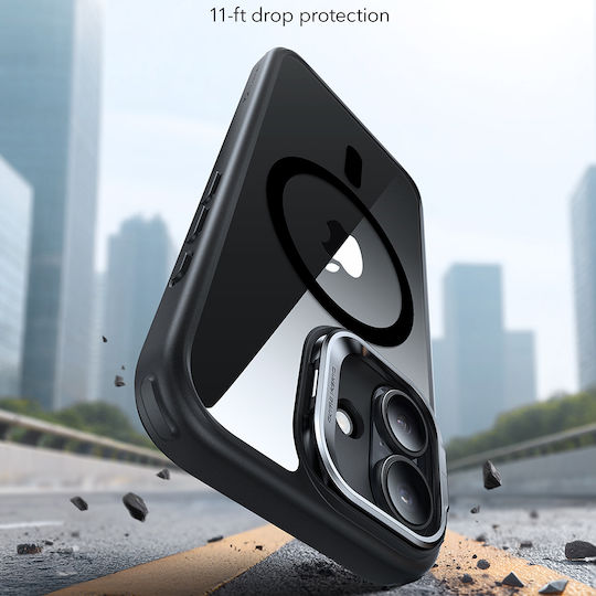 ESR Classic Hybrid Halolock Kickstand Back Cover Metallic Transparent (iPhone 17)