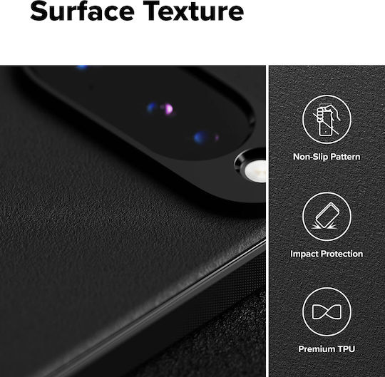 Ringke Umschlag Rückseite Silikon Schwarz (Google Pixel 10 / 10 Pro)