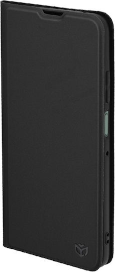 Techsuit Magskin Buchen Sie Silikon / Synthetisches Leder Schwarz (Moto G56)