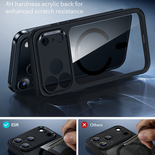 ESR Classic Hybrid Halolock Umschlag Rückseite Silikon Transparent (iPhone 17 Pro)