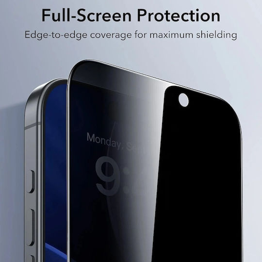 ESR Privacy Tempered Glass 3pcs Black (iPhone 17 / 17 Pro / 16 Pro)