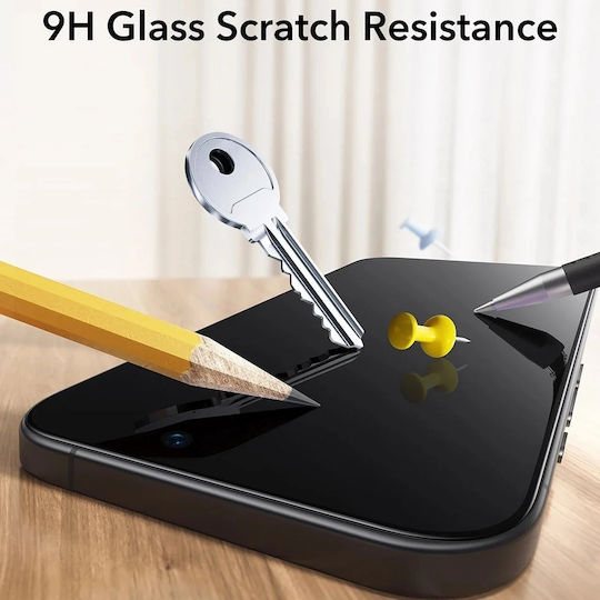 ESR Ultrafit Tempered Glass 3pcs (iPhone 17 / 17 Pro / 16 Pro)