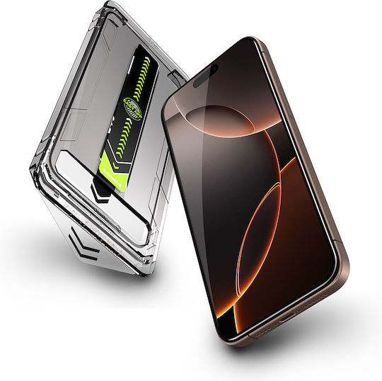 Techsuit Tempered Glass 2τμχ Μαύρο (iPhone 12 Pro Max)