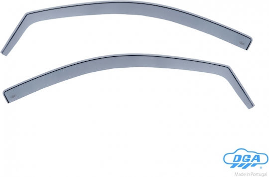 DGA Set of Windbreakers Front Car Dark Fime for Toyota Yaris 1999-2006 2pcs