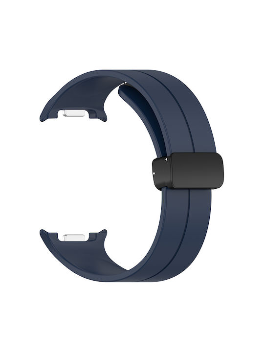 Techsuit Armband Silikon Marineblau (Samsung Galaxy Watch8, Watch8 Classic)