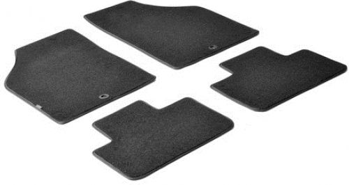 Lampa Set of Front and Rear Mats 4pcs for Fiat Punto 2009+ Black