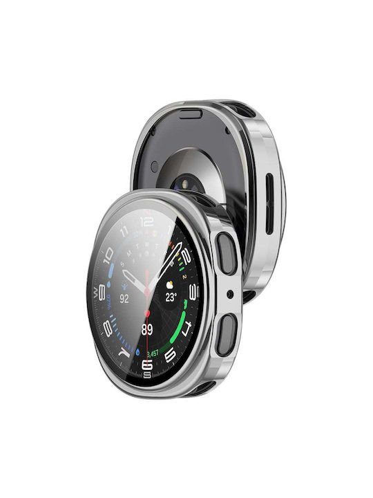 Techsuit Defense360 Pro в Сребрист цвят за Samsung Galaxy Watch8 44мм