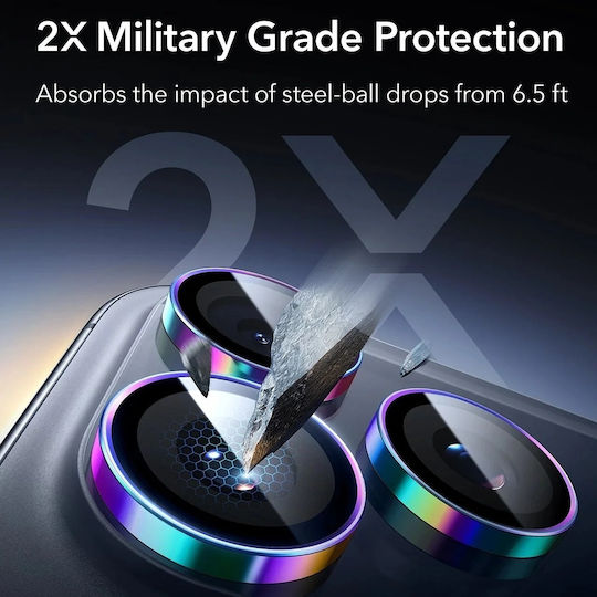 ESR Armorite Camera Protection Membrane Transparent for the Iphone 14 Pro, 14 Pro Max, 15 Pro, 15 Pro Max, 16 Pro, 16 Pro Max, 17 Pro, 17 Pro Max