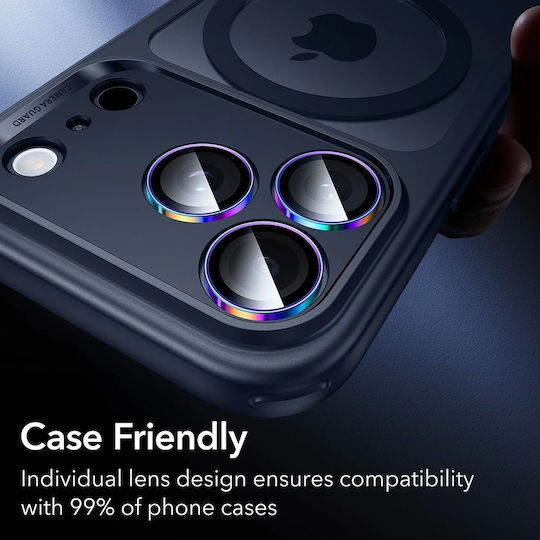 ESR Armorite Camera Protection Membrane Transparent for the Iphone 14 Pro, 14 Pro Max, 15 Pro, 15 Pro Max, 16 Pro, 16 Pro Max, 17 Pro, 17 Pro Max