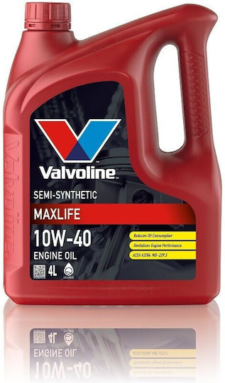 Valvoline Max Life Συνθετικό Λάδι Αυτοκινήτου 10W-40 4lt