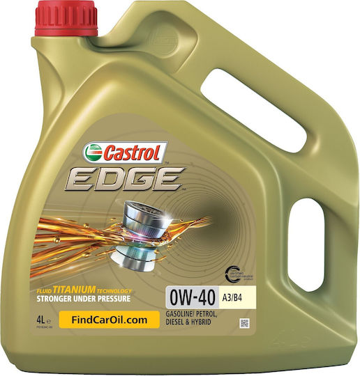 Castrol Edge Titanium Ulei Auto 0W-40 4lt