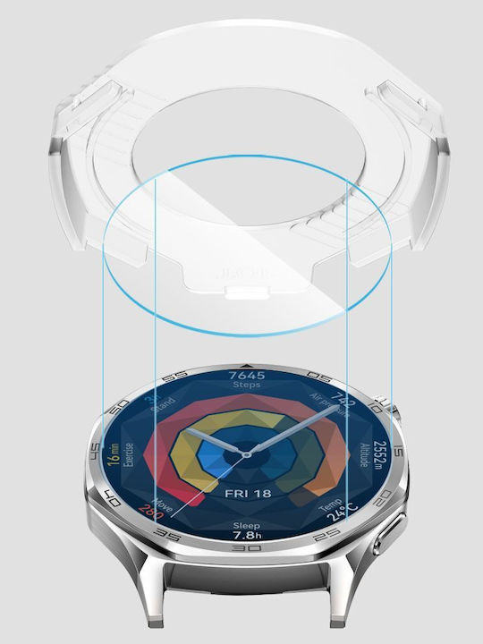 Tech-Protect Tempered Glass for the Huawei Watch GT 5 46 mm 2pcs