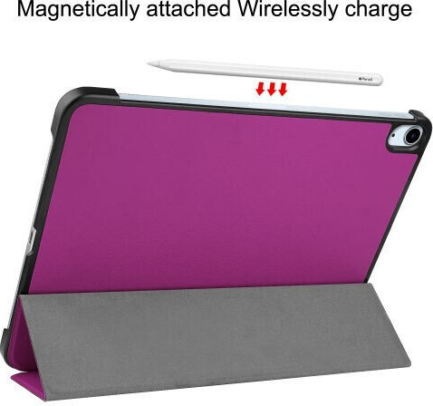 3-Сгъваем Умен Флип Капак Лилав (iPad Air 2020/2022 / iPad Air 2013 9,7")