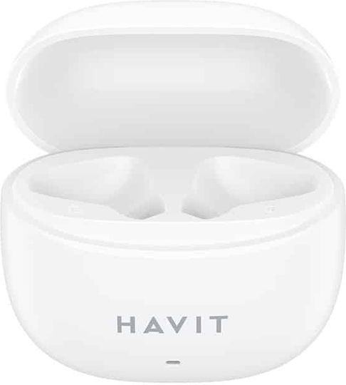 Havit TW941 In-ear Bluetooth Handsfree Căști cu Carcasă de Încărcare Alb