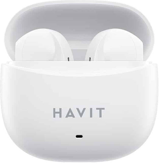 Havit TW941 In-ear Bluetooth Handsfree Căști cu Carcasă de Încărcare Alb