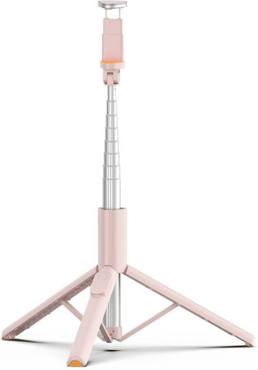 Tech-Protect L09s Selfie-Stick Handy-Stative Bluetooth-Rosa