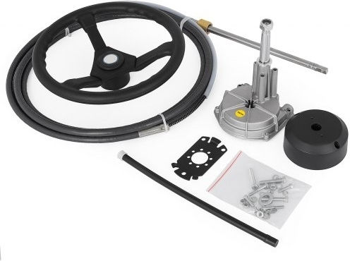 Vevor Steering System Boats Cable 14' Wheel 13.5" Shaft 3/4" Yachts & Fishing Boats Xwyyfxb14ycdfxp01v0