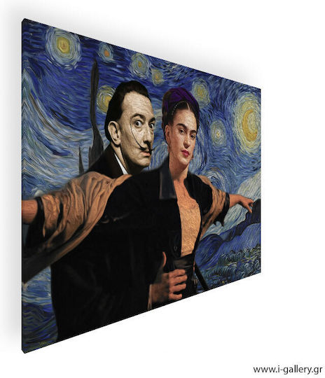 Gemälde Leinwand Dali Frida Titanic Angebot 60x40 cm
