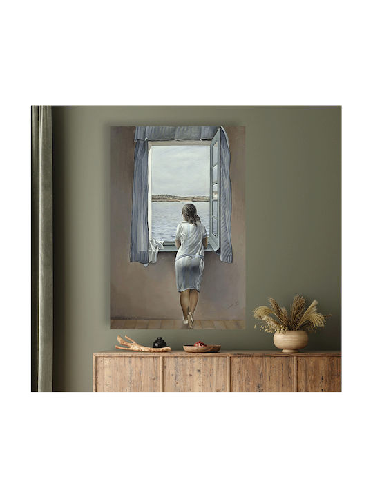 Πίνακας Ζωγραφικής Καμβά Dali Figure At Window 30x40 Cm
