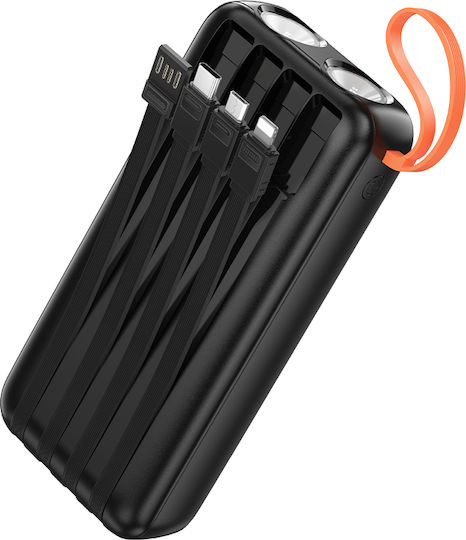 Hoco J151A Spirit Power Bank 20000mAh 10W Μαύρο