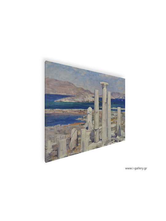 Canvas Painting Delos Nikolaos Winter 100x70 Cm