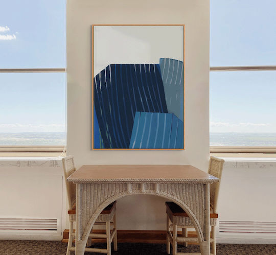 Платнен Панел Картина Sky Sea Colors 35x50 см