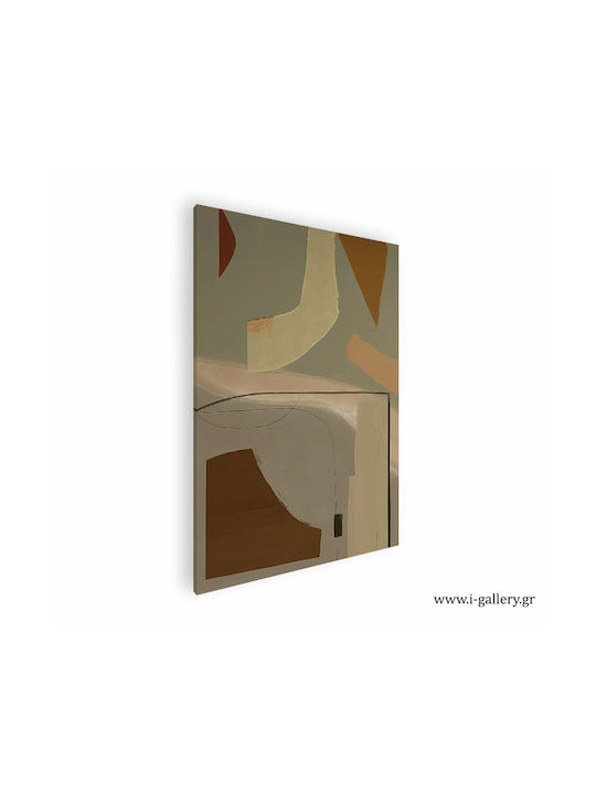 Πίνακας Ζωγραφικής Καμβά Pastel Earth Abstract 30x40 Cm