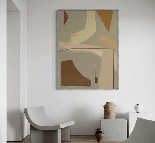 Πίνακας Ζωγραφικής Καμβά Pastel Earth Abstract 30x40 Cm
