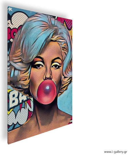 Panou Pictură Pânză Pink Bubble Gum 40x60 Cm