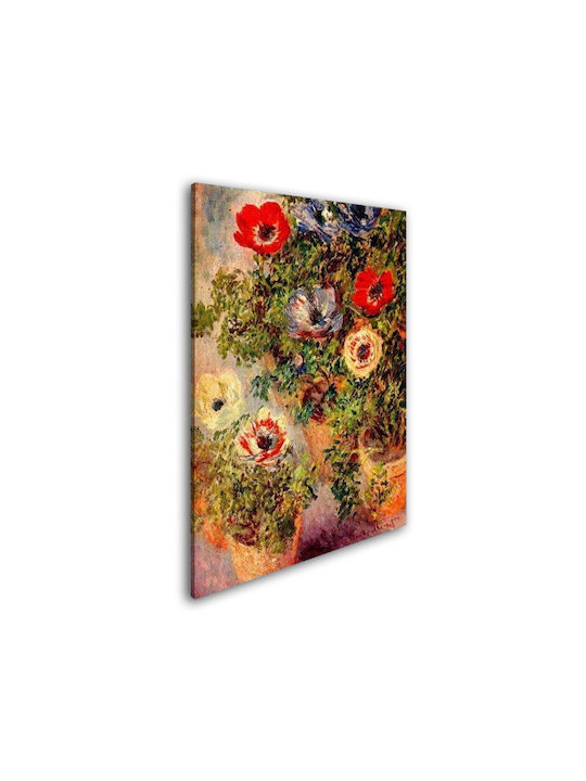 Anemonen Monet Painting Replica Canvas Offer 50x70 Cm