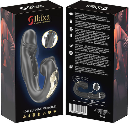 Ibiza Rose Клитор Вибратор Черен