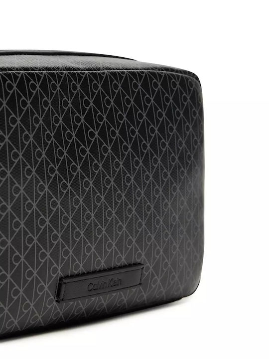 Calvin Klein Coated Dopp Kit Γυναικείο Τσαντάκι Καλλυντικών Μαύρο