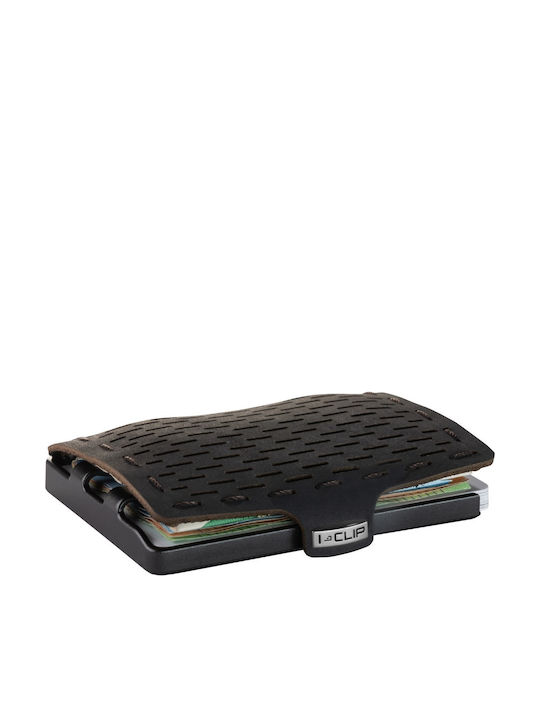 Set Leather Men's Wallet with RFID Black